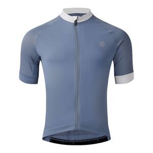 Dare 2B Mens Lightning Short-Sleeved Cycling Jersey / Iceberg